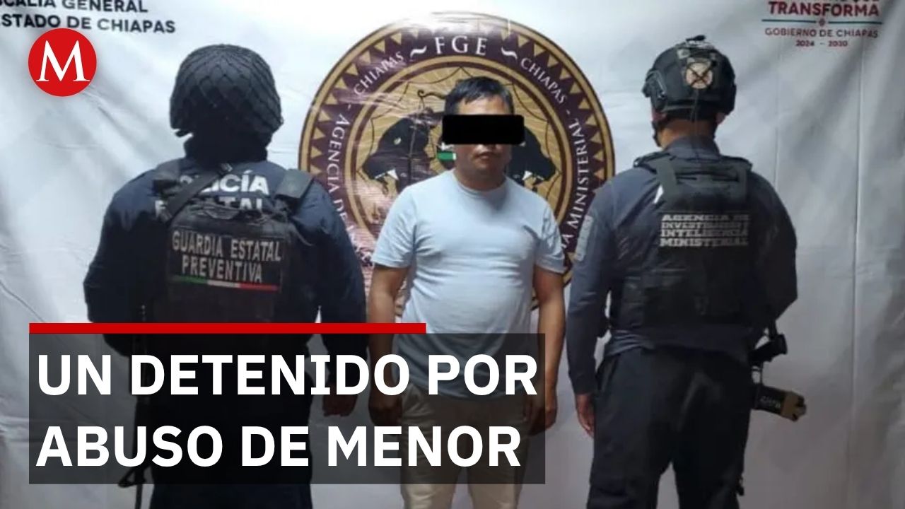 Fiscalía rescata a menor en Chiapas tras abuso sexual y captura a quien alertaba agresores