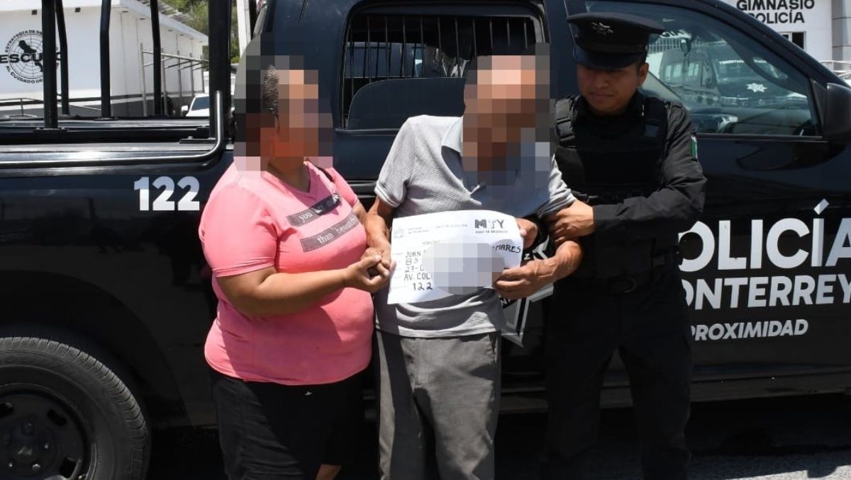 El hombre fue entregado a su hija, quien agradeció a las autoridades el apoyo recibido. Foto: Especial