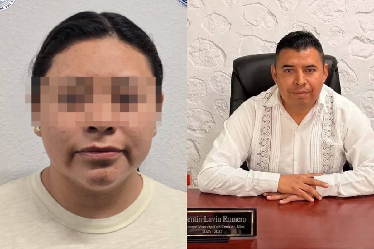 Marisol 'N', esposa del presidente municipal Valentín Lavín Romero, fue detenida.