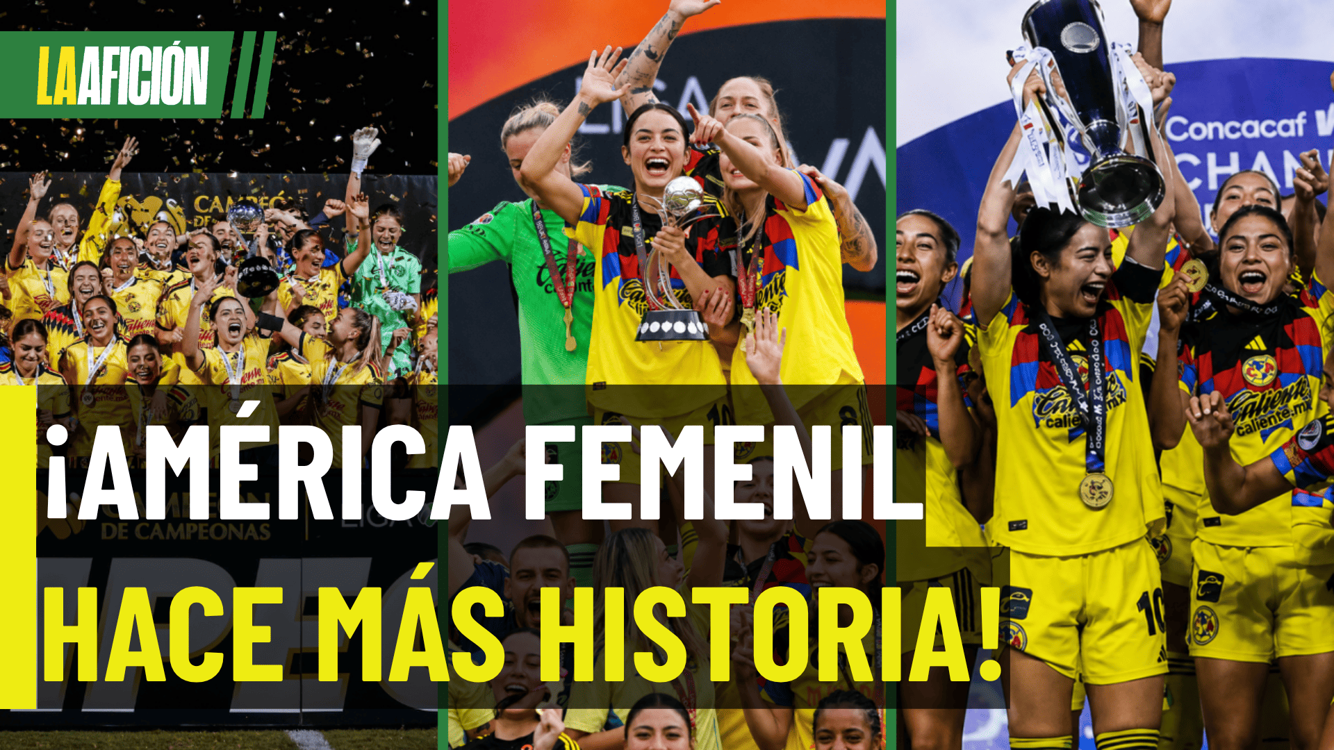 ¡Triplete azulcrema! América vuelve a vencer a Tigres y levanta otro título