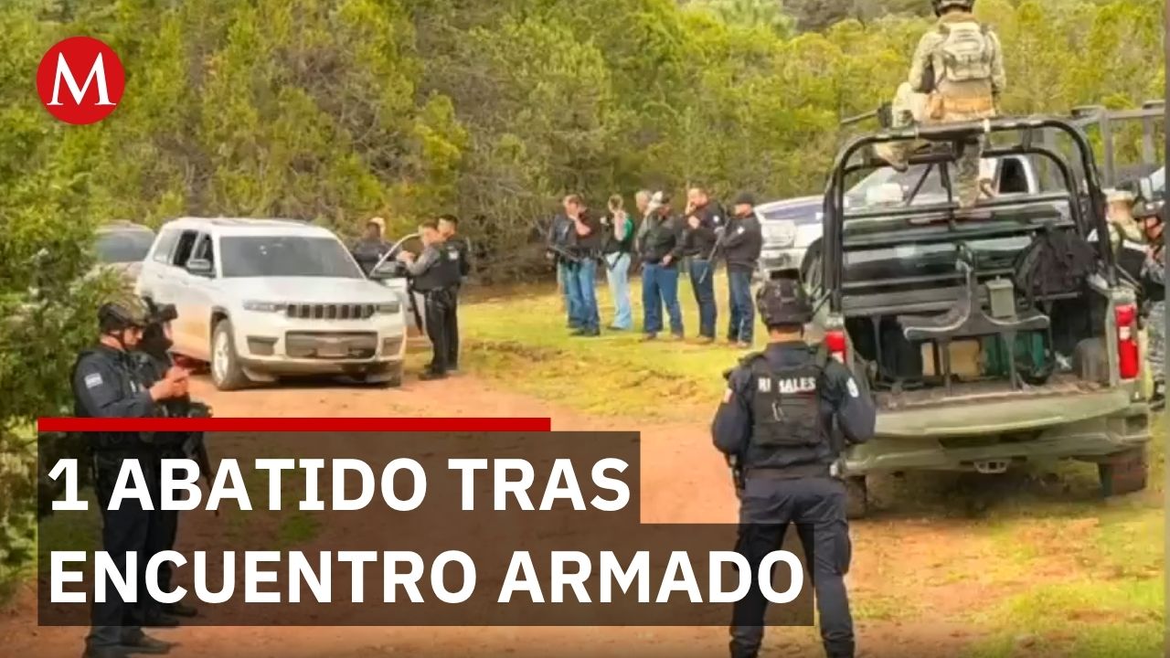 Abaten a presunto criminal en Chihuahua: aseguran 4 vehículos robados en EU y varias armas tácticas