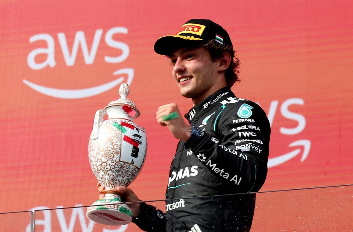Andrea Kimi Antonelli, piloto de Mercedes en Fórmula 1 (Reuters)