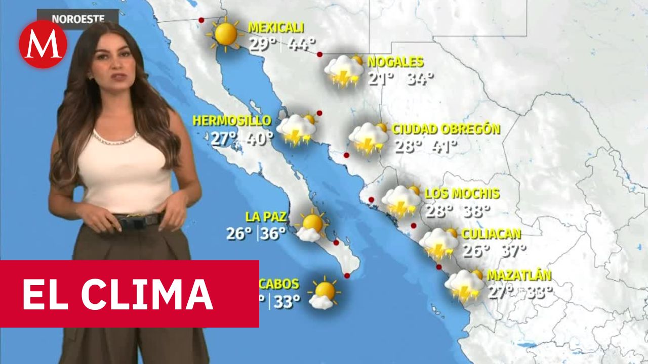 Clima de hoy martes 28 de julio de 2026 | Pronóstico con Sandy Tok
