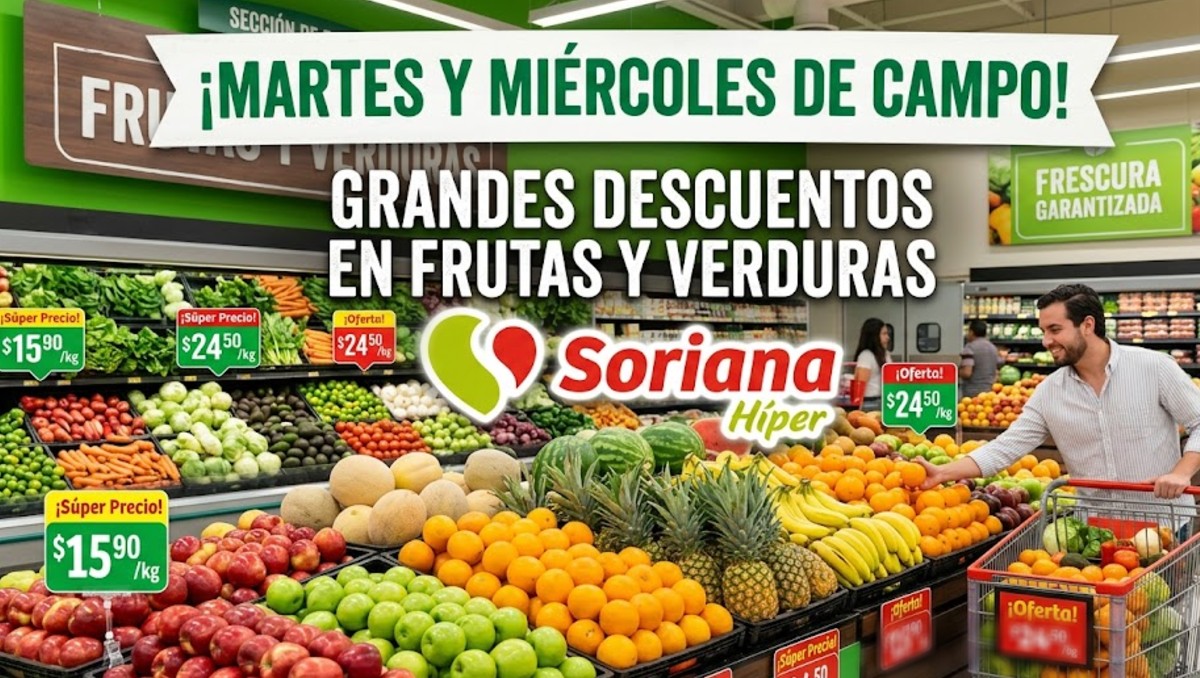 Martes y Miércoles del Campo Soriana: OFERTAS 28 y 29 de julio 2026