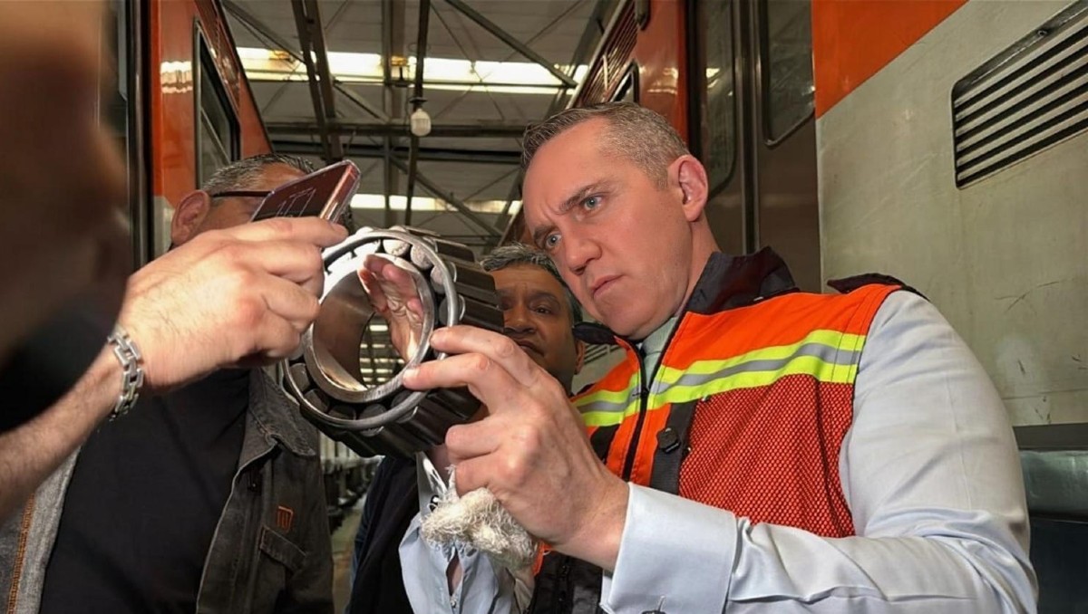 El director destacó que la chatarrización de 22 trenes permitirá disponibilidad en líneas como la 2, 7, 8 y B | Foto: Redes sociales