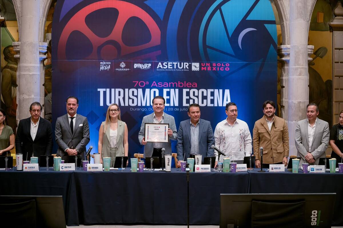 Durango es sede de la 70.ª Asamblea de ASETUR. | Foto: cortesía del GObierno de Durango.