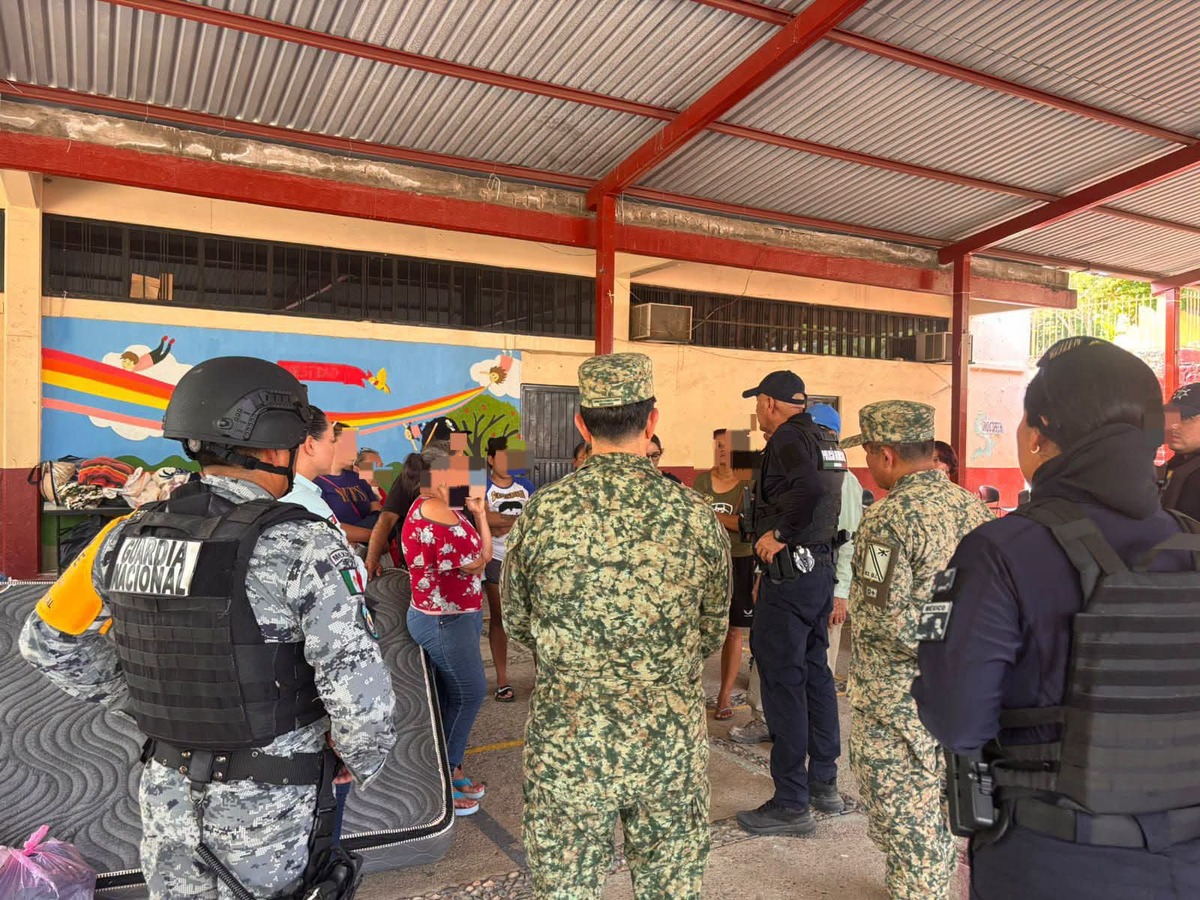 Elementos de la Defensa, Semar, Guardia Nacional y Guardia Civil instalaron bases fijas en Los Coyotes y Los Amates