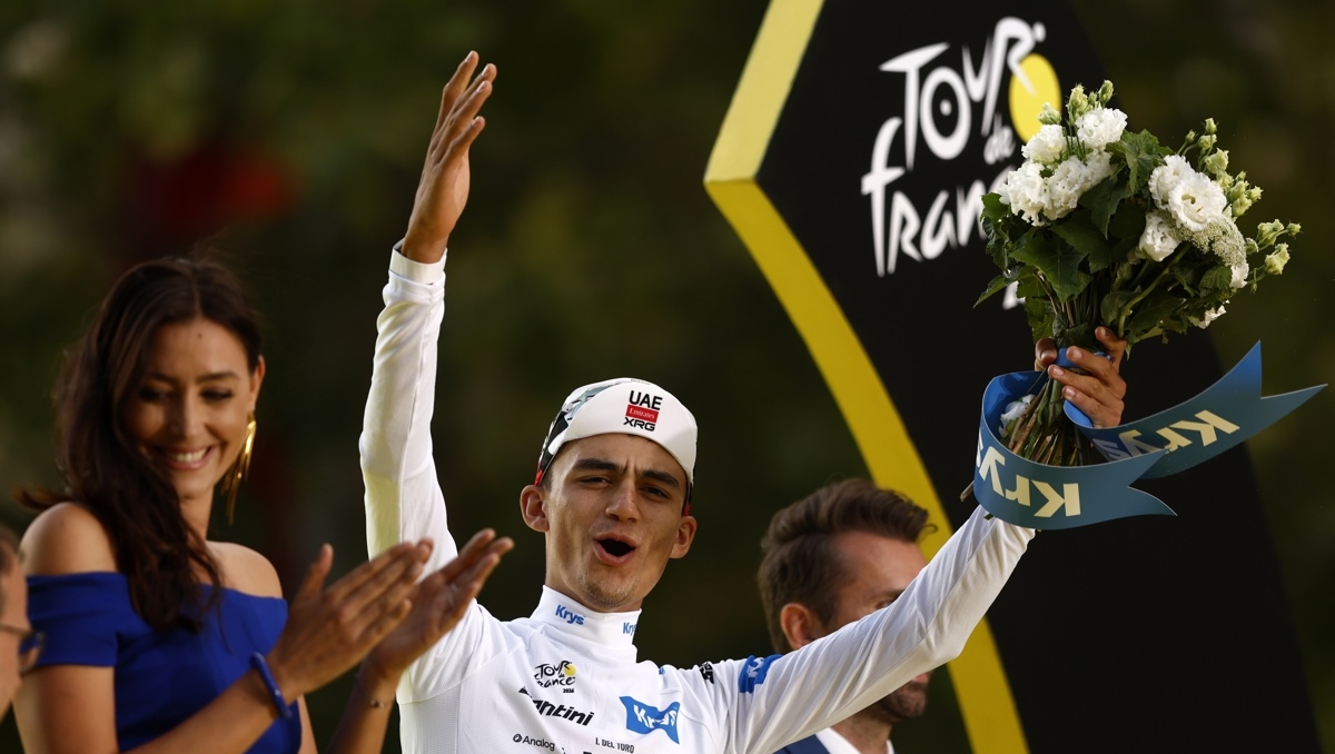 Isaac del Toro, cuarto lugar en el ranking de la UCI tras el Tour de Francia (EFE)