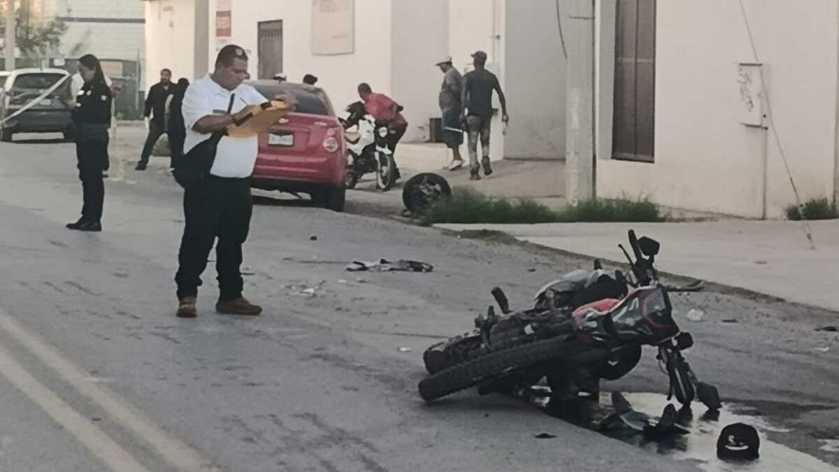 Motociclista muere arrollado en Ciudad Industrial de Torreón.| Foto Milenio Policía.