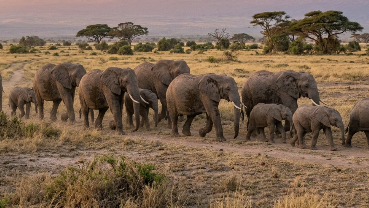 La muerte de 15 elefantes en el Parque Nacional Amboseli desata una investigación en Kenia. | Imagen de elefantes de referencia