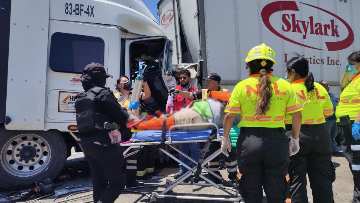 El percance se registró a la altura del kilómetro 92 de la carretera a Laredo. | Especial