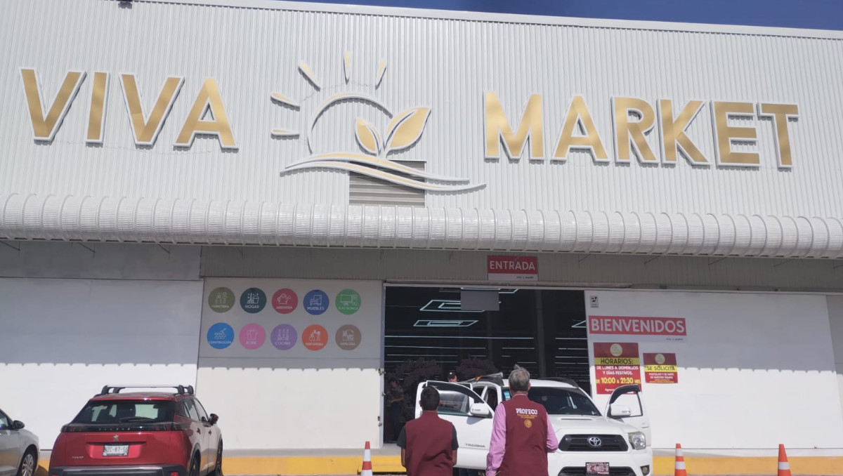Profeco inmoviliza productos en el establecimiento “Viva Market” en Puebla | Cortesía