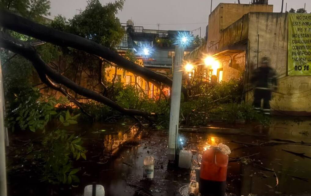 Afectaciones por lluvias en la CdMx hoy martes 28 de julio del 2026