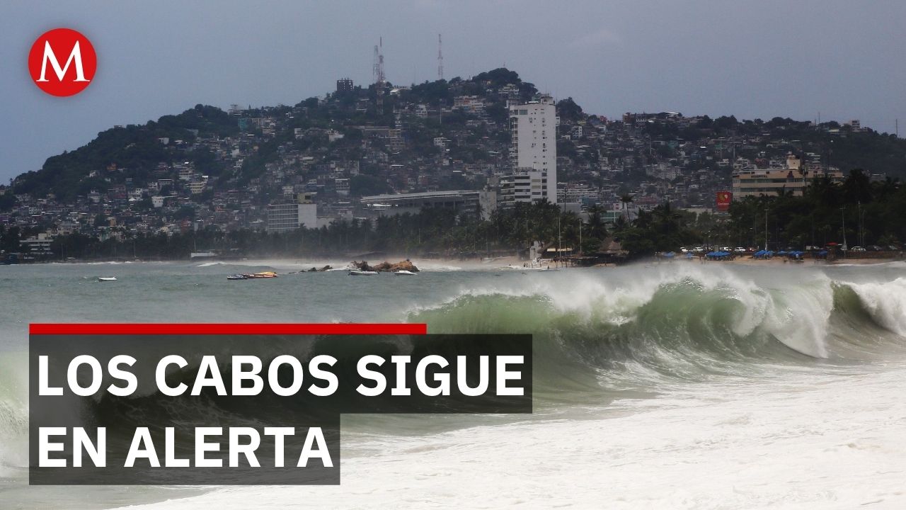 Protección Civil mantiene monitoreo por remanentes del huracán Genevieve en Los Cabos