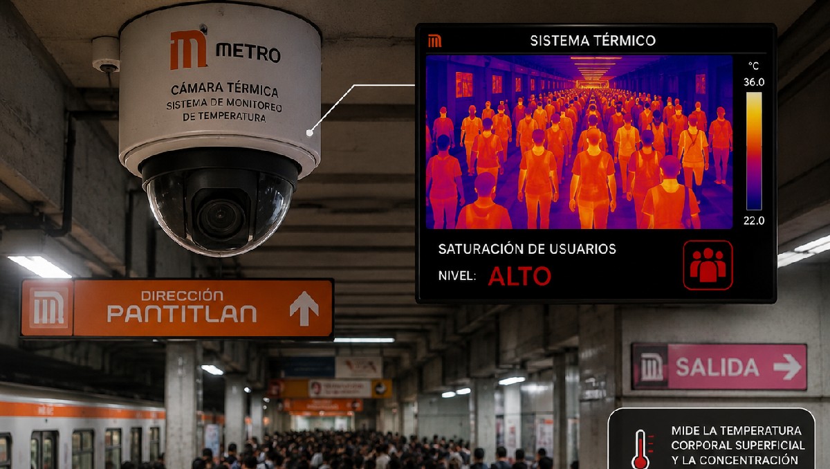 Cámaras de calor en el Metro de la Ciudad de México |  IA Discover