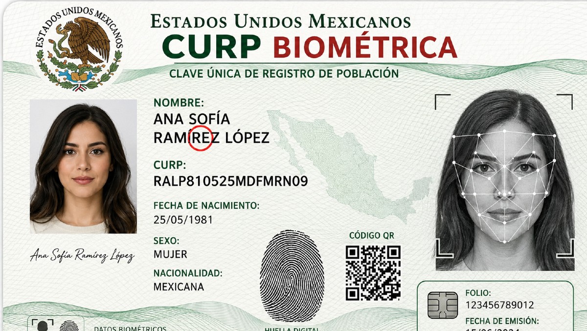 Cambios ligeros en la CURP Biométrica | IA DISCOVER