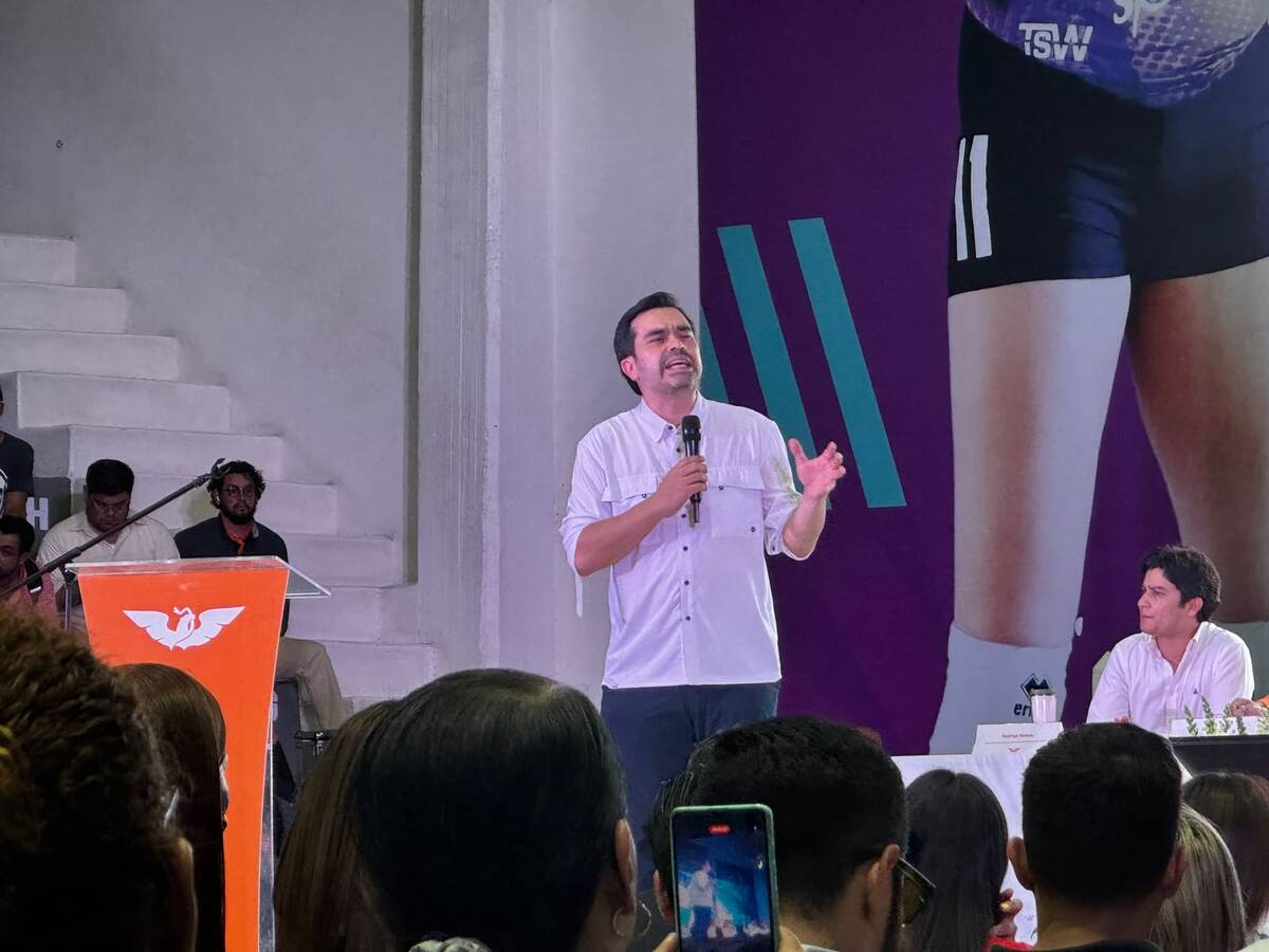 El coordinador nacional de Movimiento Ciudadano hizo una visita a Jalisco. (Usi Toledo)