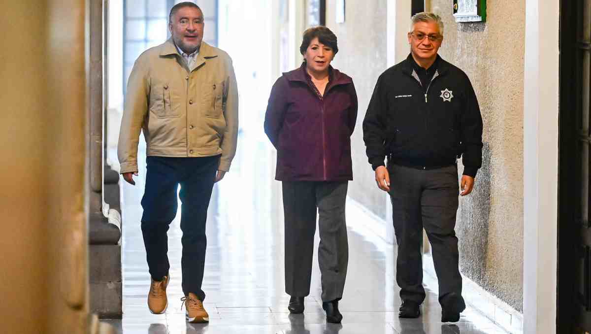 Delfina Gómez Álvarez, revisó los avances de la Estrategia de Seguridad. | Foto: Especial