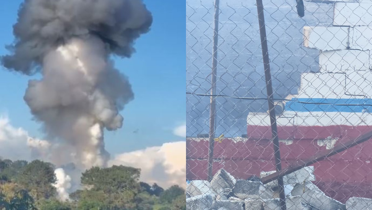 Explosión en Morelos. | Foto: Captura de pantalla