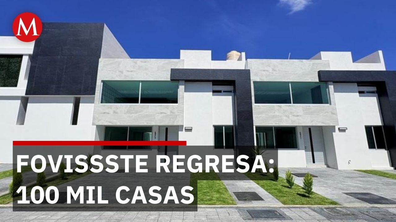 FOVISSSTE regresa a construir viviendas tras 34 años: 100 mil unidades para trabajadores