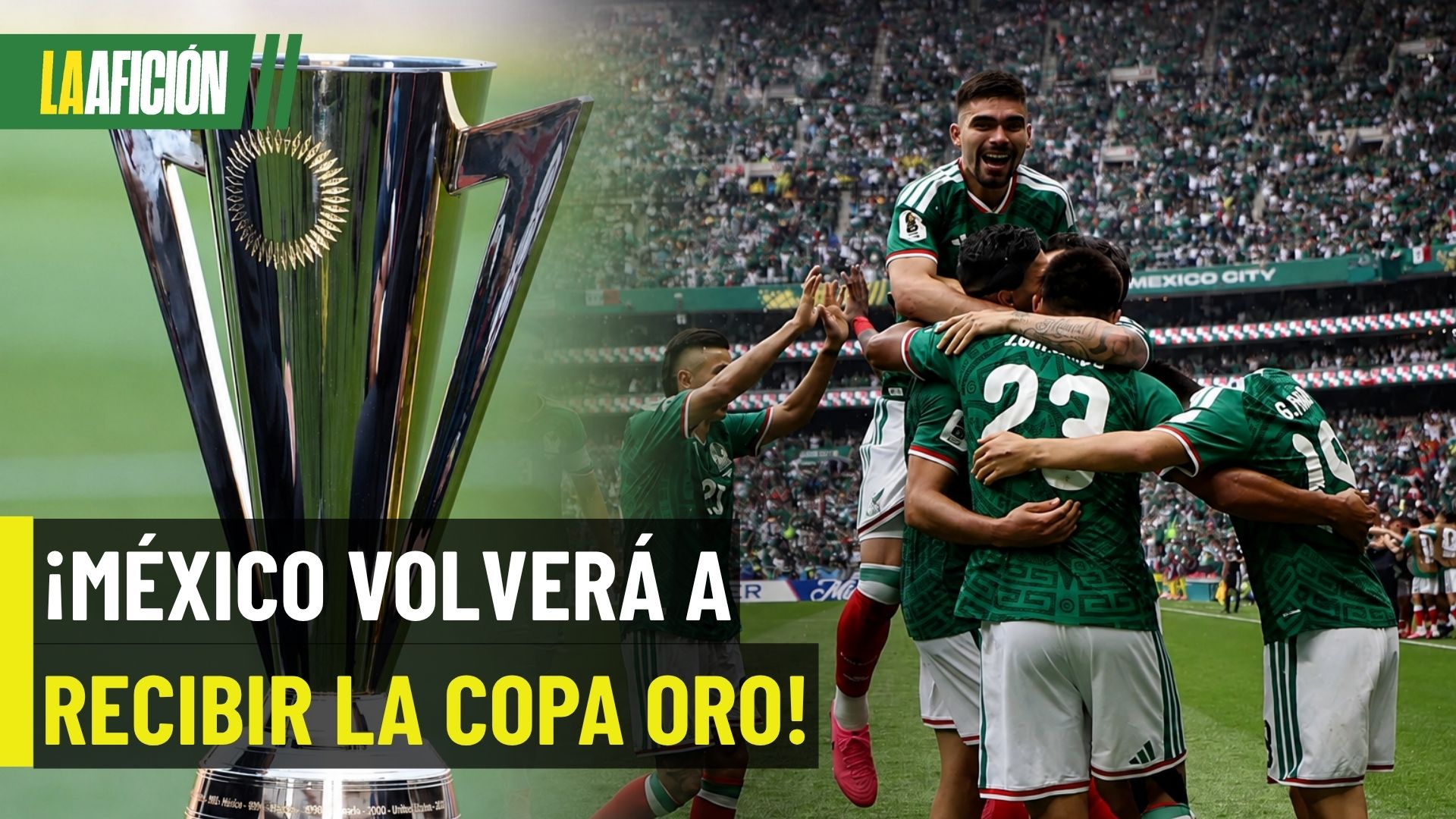 ¡El legado del Mundial sigue! México recibirá la Copa Oro 2027