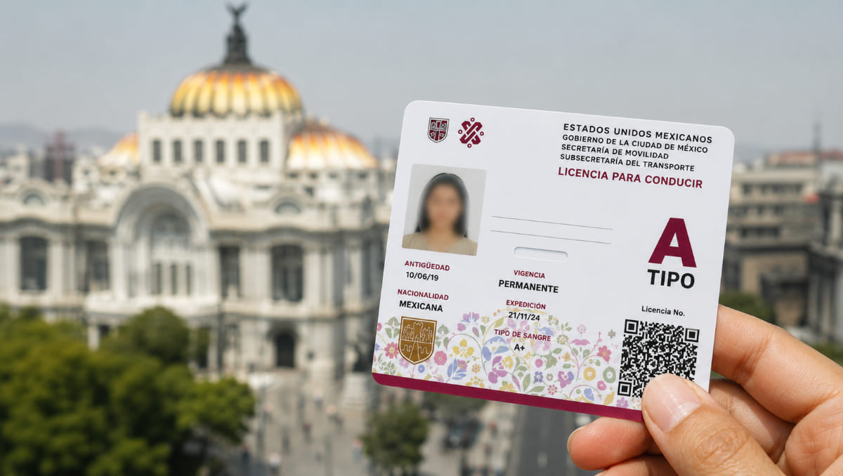 La licencia de conducir permanente de la Ciudad de México dejará de emitirse en 2027. | IA Táctico