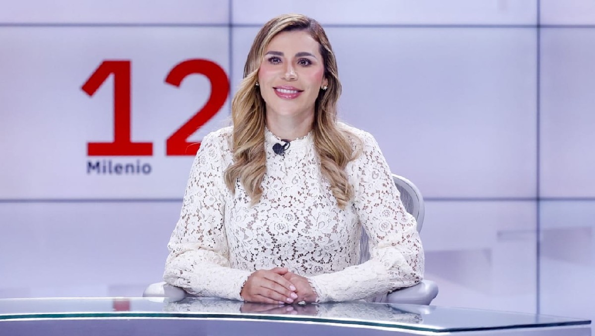 Marina del Pilar en MILENIO Televisión.