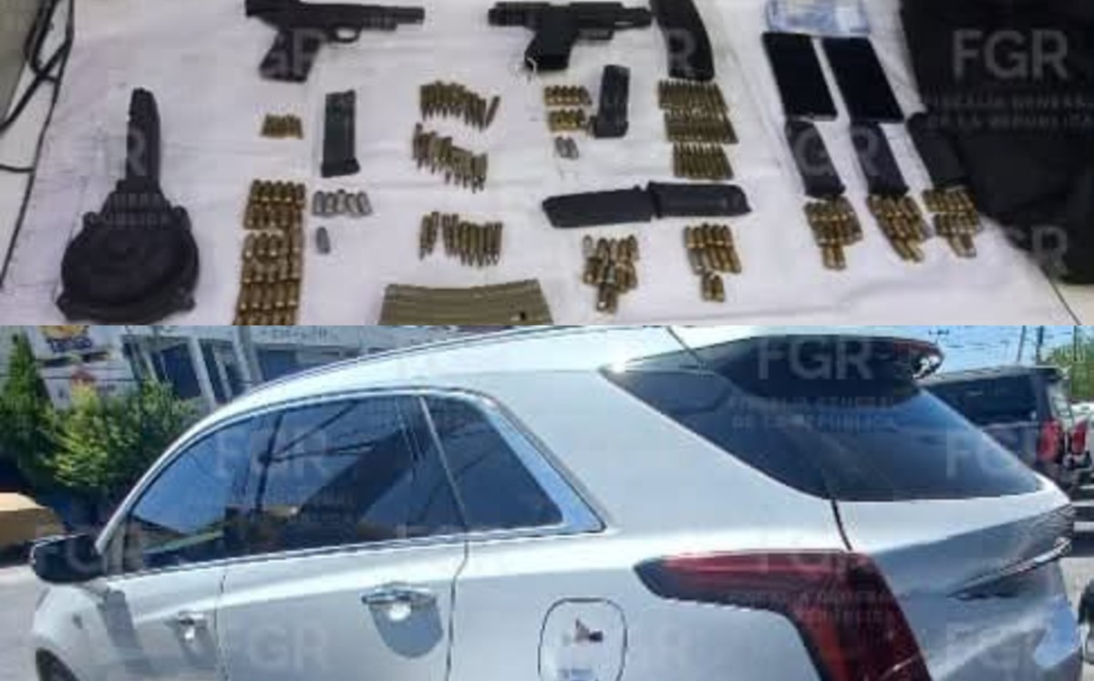 La persecución que terminó con dos detenidos y armas aseguradas en Nuevo Laredo. | Redes sociales: Vocería de Tamaulipas