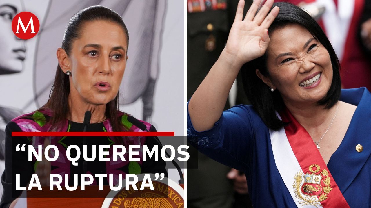 Sheinbaum confirma que trabajará con el gobierno de Keiko Fujimori en Perú