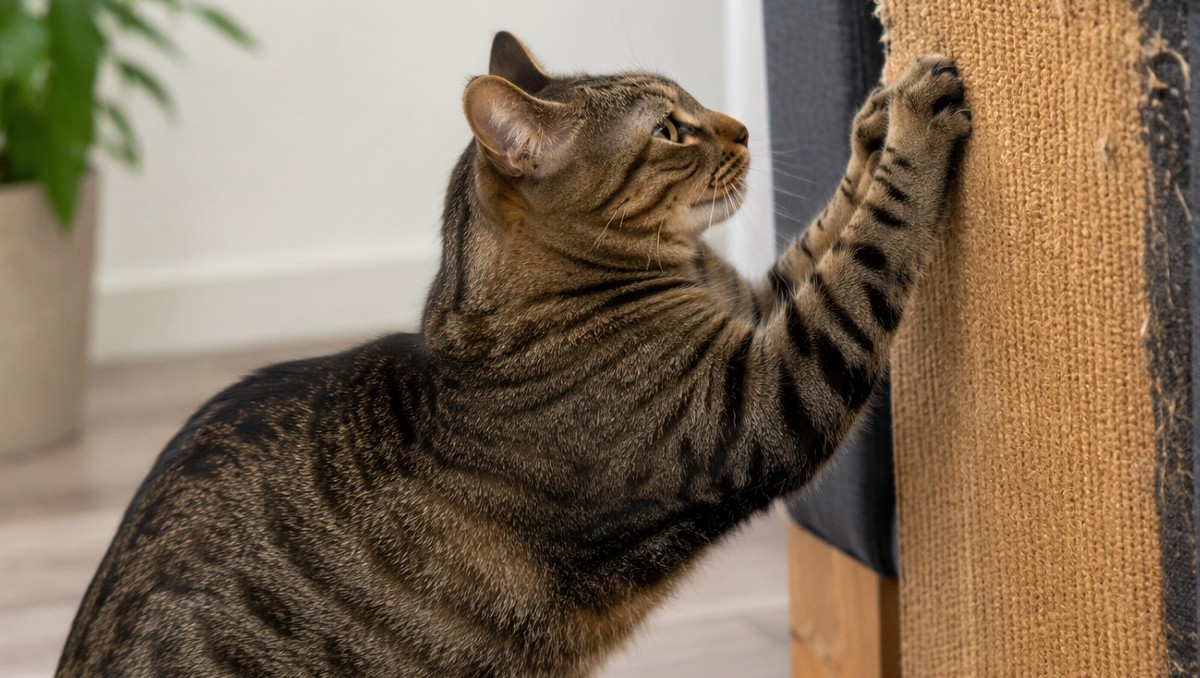 Si tienes un gato, es muy común ver muebles rasguñados por todos lados | IA DISCOVER