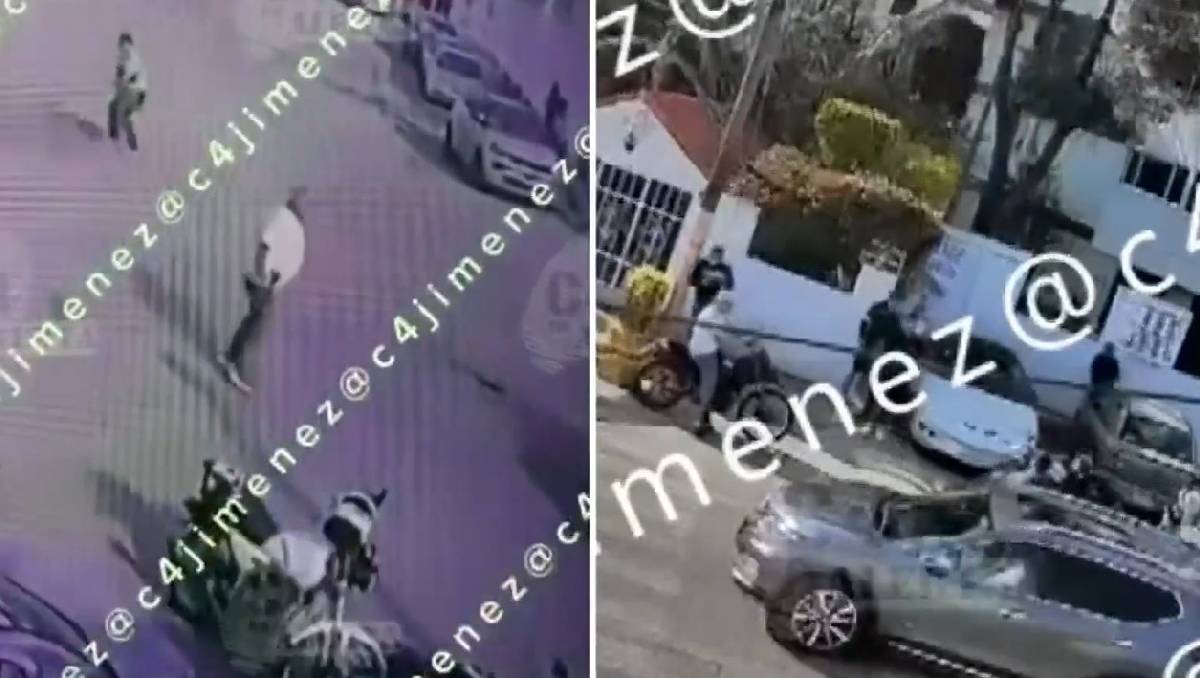 Autos e inmuebles registraron impactos de bala tras la balacera. | Foto: Captura Telediario