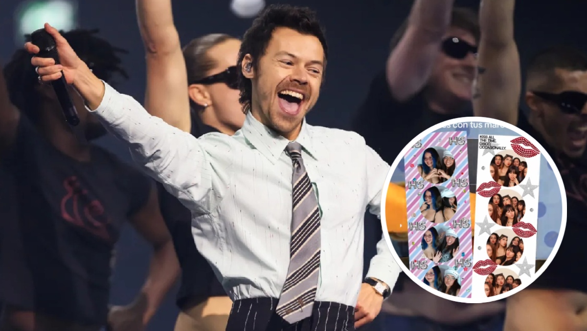 Cabina de fotos de Harry Styles en CdMx/ Tik Tok