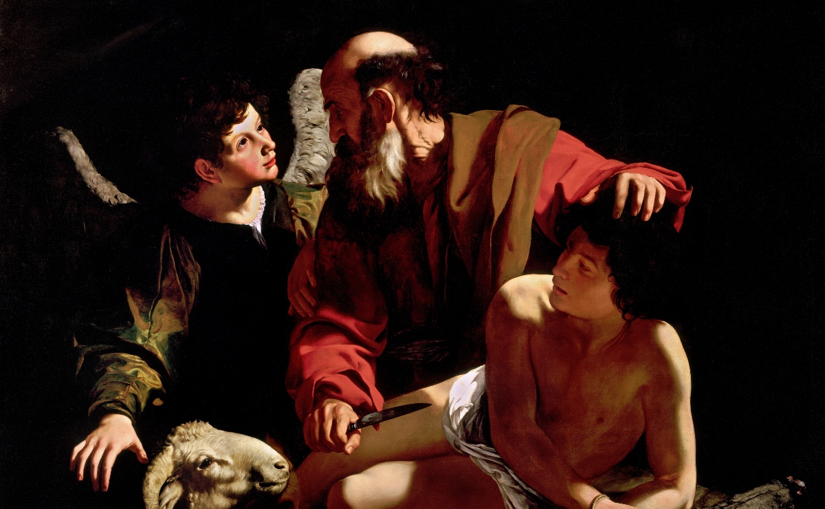 Caravaggio, ‘Sacrificio de Isaac’, c. 1603. (Wikimedia Commons)