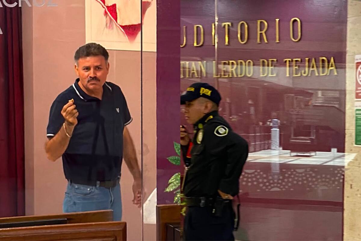 El Congreso de Veracruz recibió la comparecencia del alcalde Bertín Bravo Mortero dentro del proceso de desafuero.
