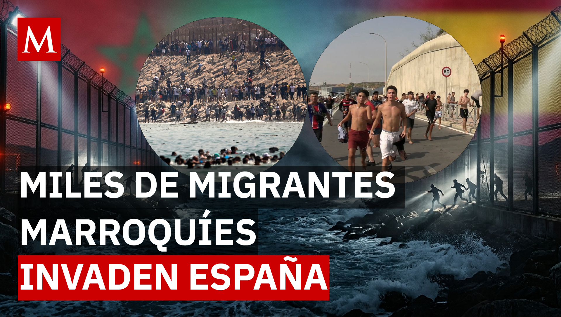 Crisis en Ceuta: miles de migrantes entran a nado y el gobierno niega la emergencia nacional