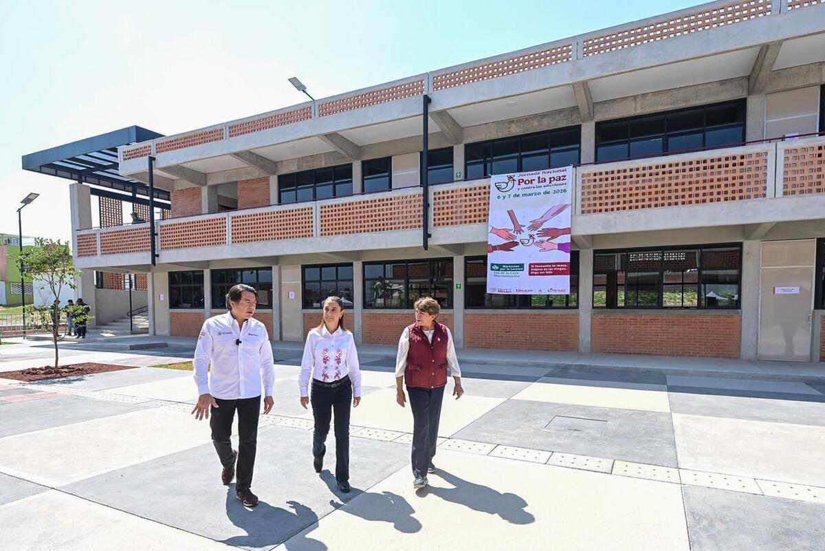 Gobiernos federal y del Edoméx beneficiarán a 13 mil 860 jóvenes con nuevos bachilleratos Margarita Maza. | Especial