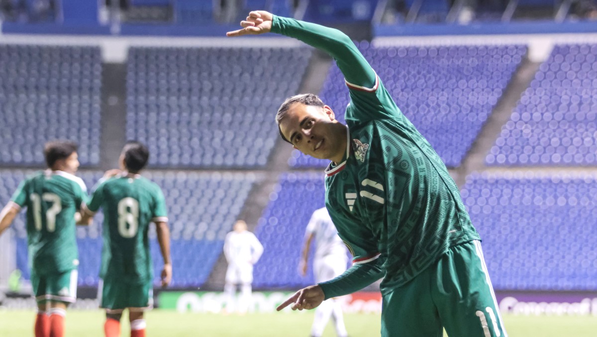 Hugo Camberos marcó en la goleada de México sobre Guatemala en el Premundial Sub 20 (Imago7)
