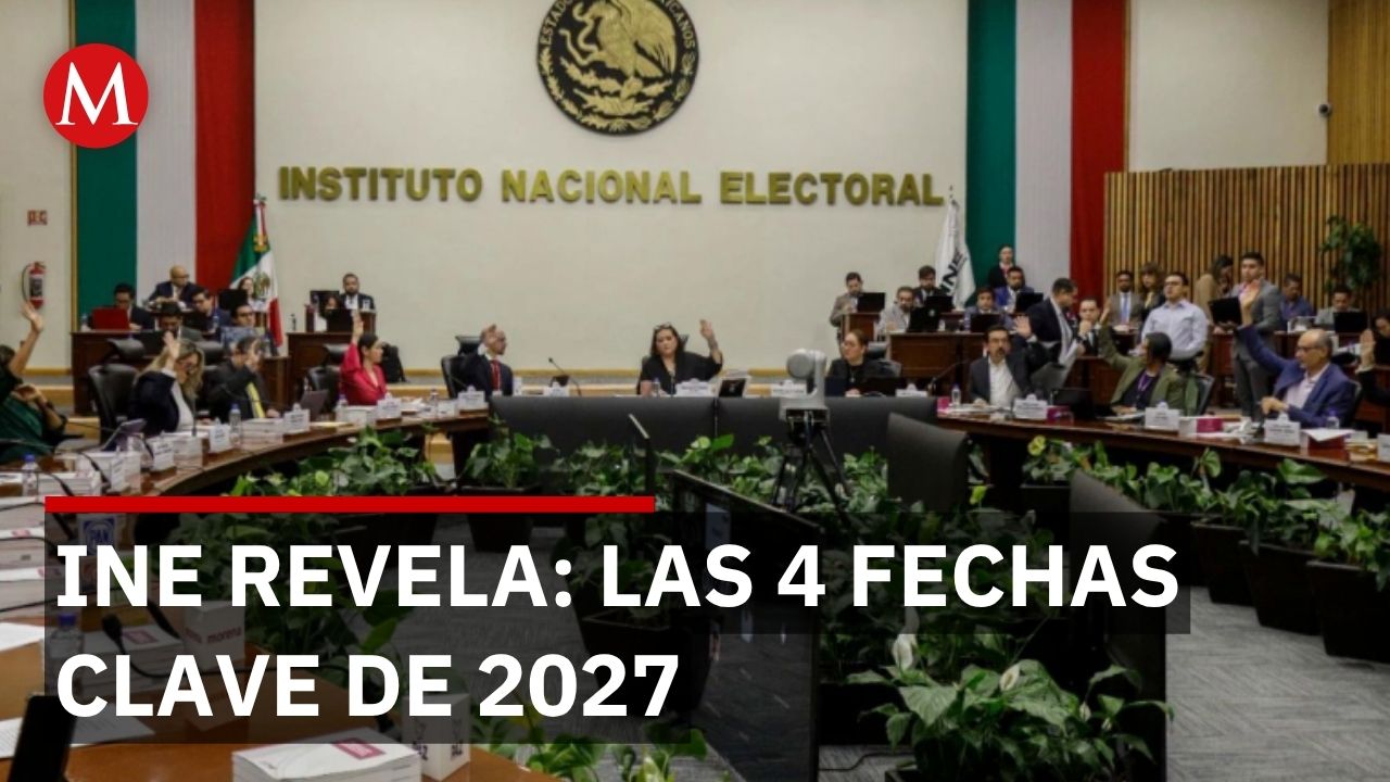 El INE reveló el calendario electoral 2027: todas las fechas que esperaban los partidos