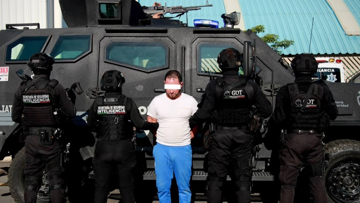 Julio N era buscado por autoridades de EU por presuntamente distribuir droga en California (Cortesía Policía de Jalisco)