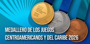 Conoce cómo va el medallero por país al momento en los Juegos Centroamericanos y del Caribe Santo Domingo 2026.