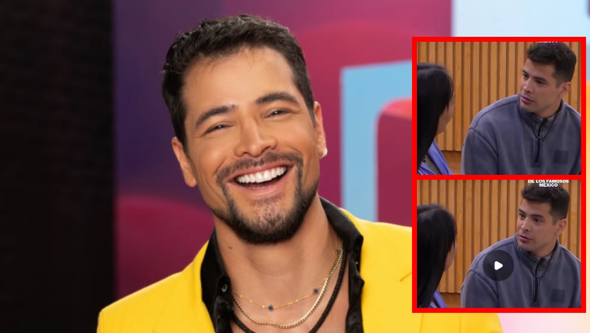 Moises Peñaloza en la casa de los famosos