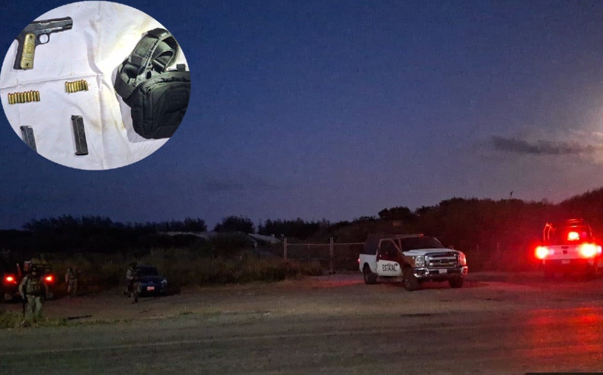 Operativo en Altamira termina con una pistola asegurada tras la huida de un hombre. | Redes sociales: SSPT