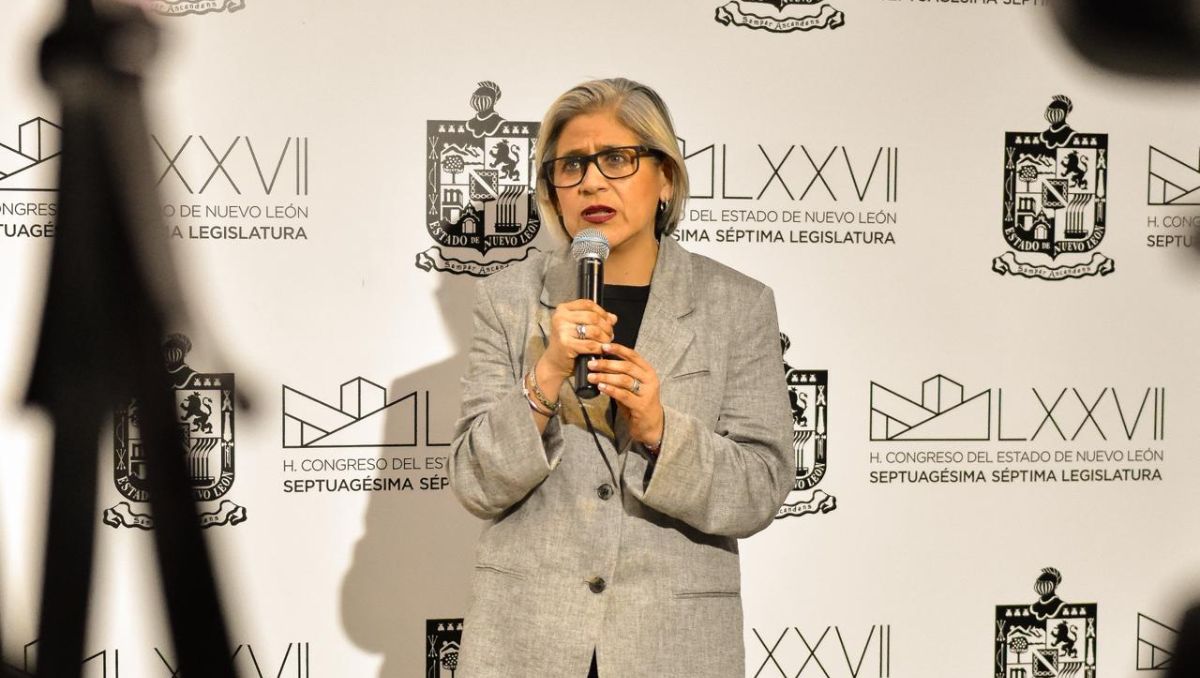 Sandra Pámanes, coordinadora de Movimiento Ciudadano en el Congreso de Nuevo León. | Especial