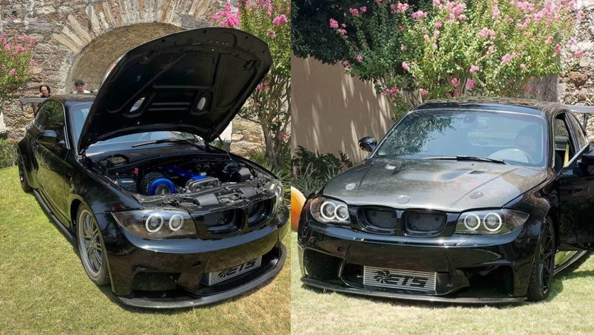 El BMW 135i con motor 2JZ-GTE de Juca Viapri llega a Monterrey. | Yari Martínez