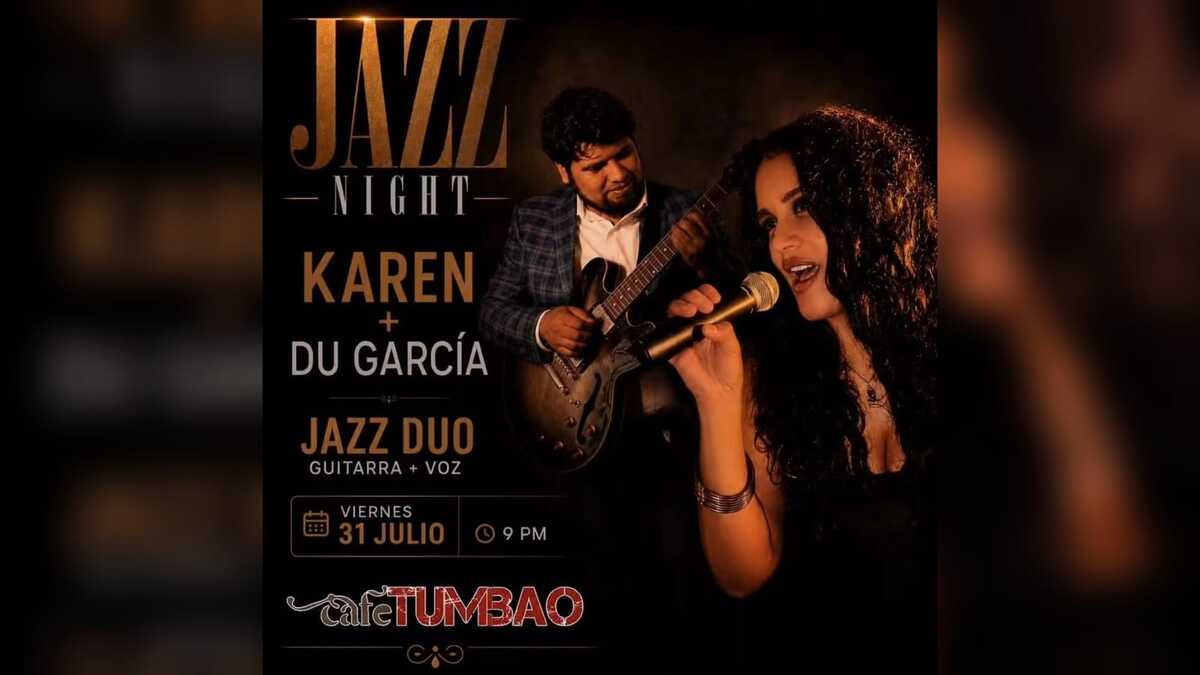 Café Tumbao presentará Jazz Night con Karen y Du García. | Foto tomada de: www.facebook.com/p/Caf%C3%A9-Tumbao-100063612786462