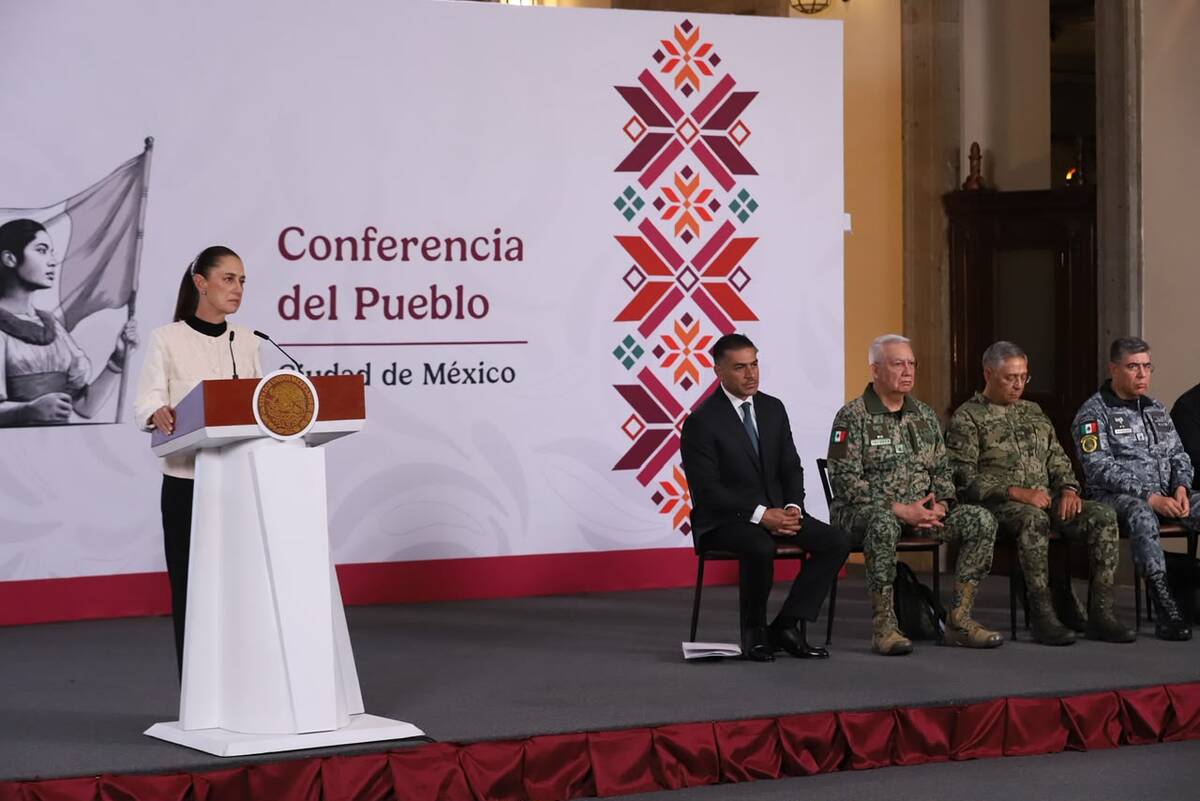 "Continúa el proceso evidentemente", dijo Sheinbaum durante La Mañanera del Pueblo. | Octavio Hoyos