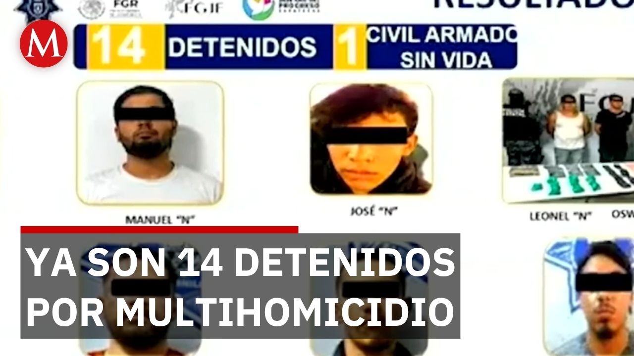Detienen a 14 personas por coordinación de asesinatos entre Durango, Sinaloa y Zacatecas