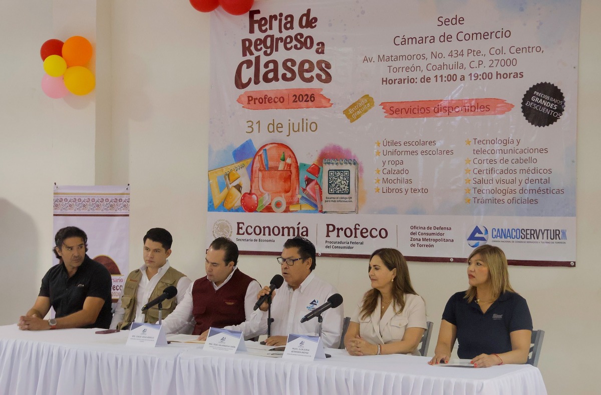Feria de Regreso a Clases en Torreón extenderá descuentos en línea. | Manuel Guadarrama.