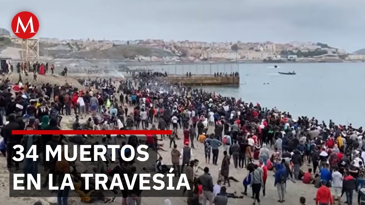 50 mil migrantes cruzan desde Marruecos a Ceuta; España devuelve la mitad y reporta 34 muertes