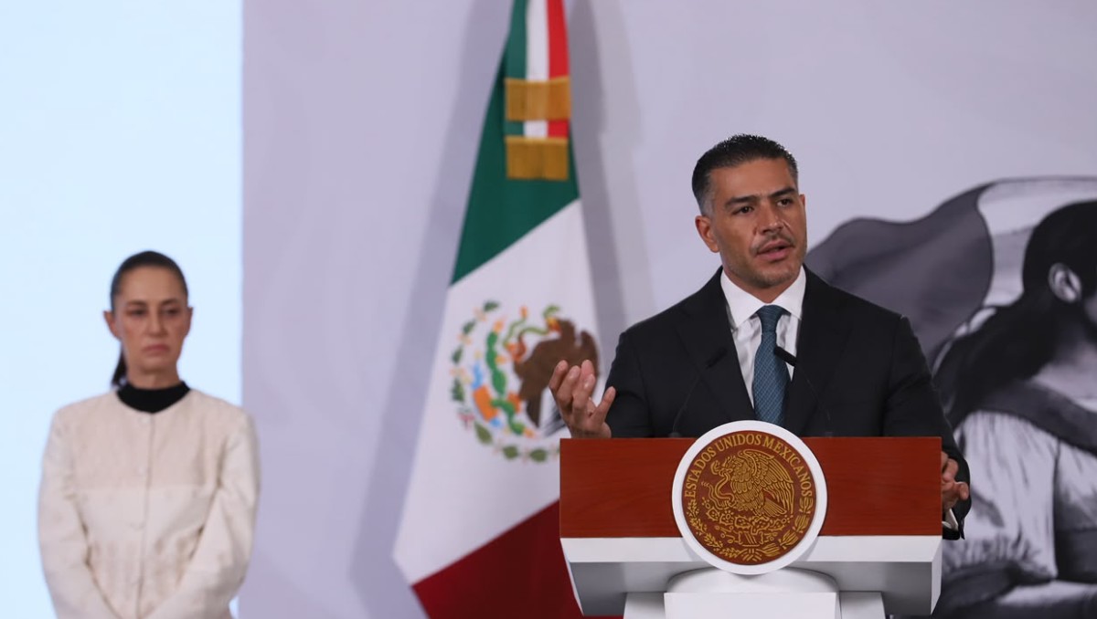 Omar García Harfuch da detalles sobre asesinato de exalcalde de Uruapan. | Foto: Octavio Hoyos